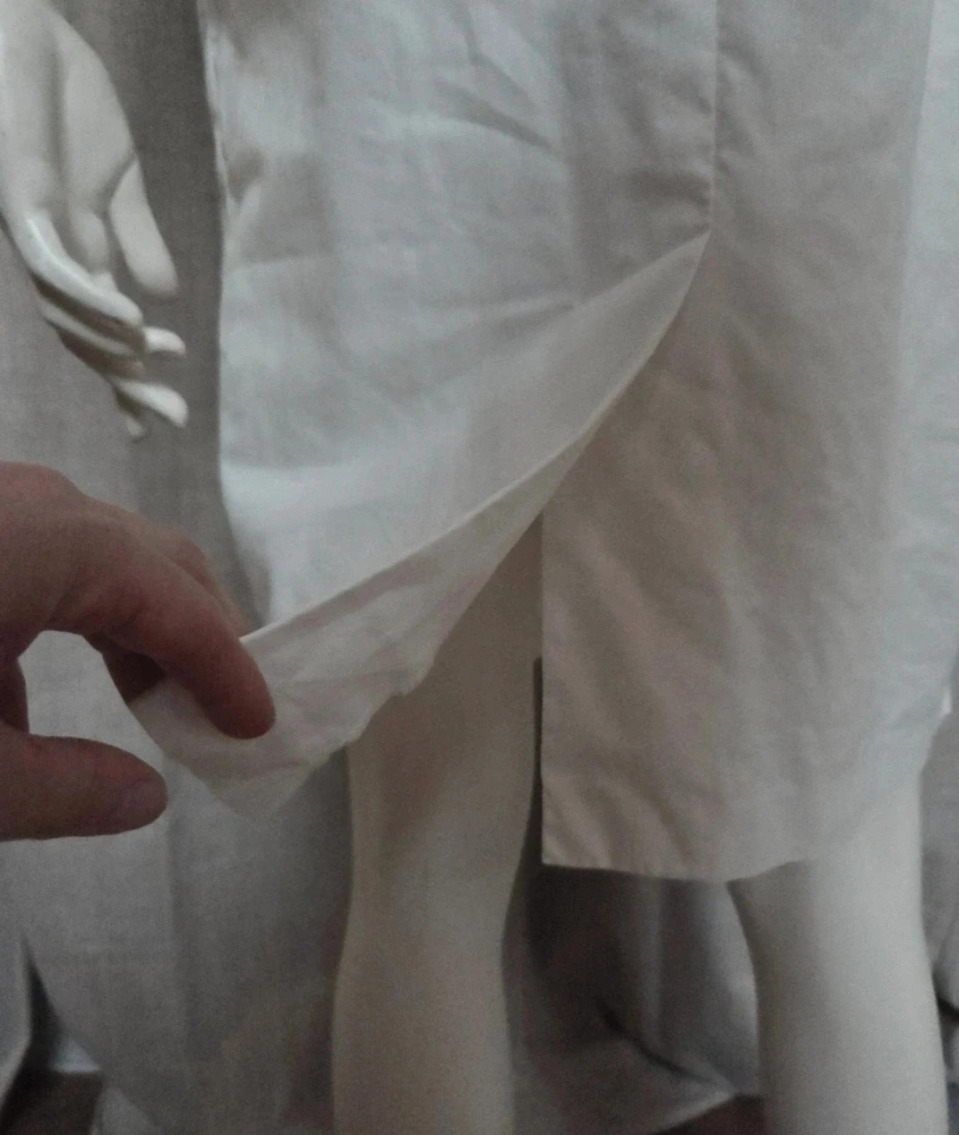 Witte jurk 38 retro snit – photo 4